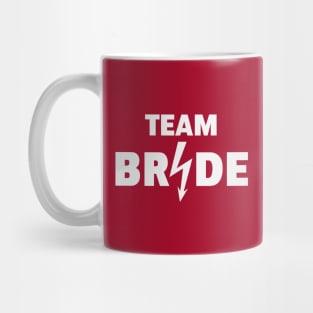 Team Bride Flash (Hen Night / Bachelorette Party / White) Mug